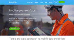 Desktop Screenshot of formtabapp.com